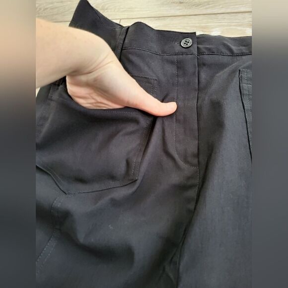 Harve Benard black business skirt stretchy midi size 8 - Picture 4 of 9